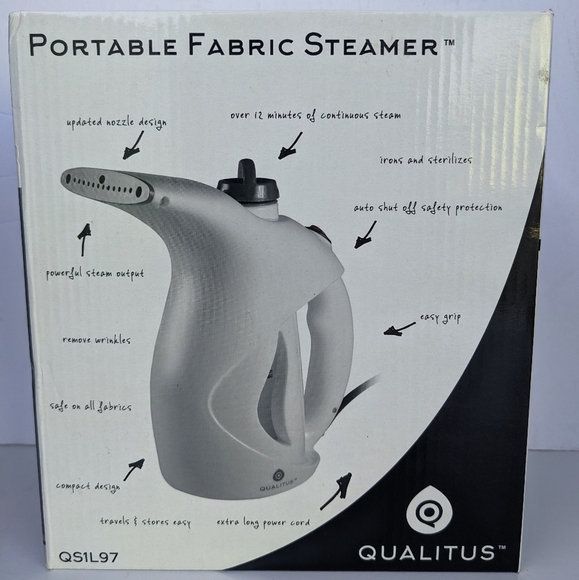Qualitus Portable Fabric Steamer QS1L97 - Picture 1 of 3